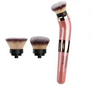 3D Điện Năng Động Trang Điểm Máy Xay Bột Puff Rung Foundation Mỹ Phẩm Puff