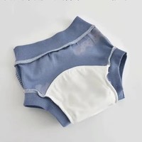 맞춤형 빗질면 6겹 거즈 아기 재사용 가능 배변 훈련 팬츠 유아용 방수 흡수 속옷