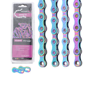 Цепь для велосипеда 9, 10, 11, 12 Скоростей, для серебристого, золотого цвета, радуга, горный велосипед, дорожный велосипед, цепь с переменной скоростью, 116 звенья, 126 звенья