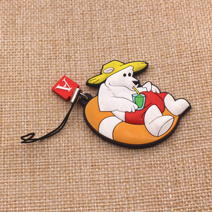Cadeau de remerciement, porte-clés en acier inoxydable, dessin animé, mode, porte-clés en caoutchouc personnalisé pour les clients, les amis - Product Image 5