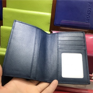 Men's Multi-card Slot Genuine Leather Travel Passport Holder <b>Wallet</b> with Custom Logo <b>Document</b> Organizer and Card Holder Cover - Product Image 3