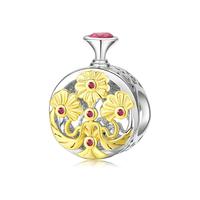 Parfum en argent sterling S925 perles accessoires déesse bricolage exquise simplicité SCC1390