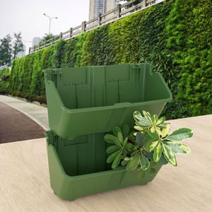 Système d'irrigation goutte-à-goutte <span class=keywords><strong>pour</strong></span> l'intérieur et l'extérieur, <span class=keywords><strong>bassin</strong></span> d'eau, plantes <span class=keywords><strong>de</strong></span> <span class=keywords><strong>jardin</strong></span> verticales, jardinière murale en plastique, pots <span class=keywords><strong>de</strong></span> fleurs - Product Image 2