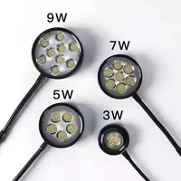 Lampe multifonctionnelle en bambou pour aquarium d'eau douce Vivarium Terrarium Lumière plantée à spectre complet Led pour aquarium