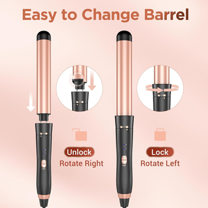 ที่หนีบผมดัดลอนเซรามิกชุดแปรงผมตรงเปลี่ยนได้ - Product Image 4