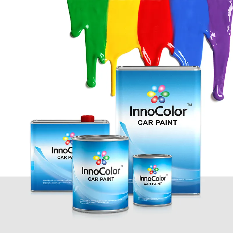 पतली innocolor कार पेंट थोक उच्च गुणवत्ता 1k/2K मोटर वाहन refinish पेंट रंग मोटर वाहन पतली