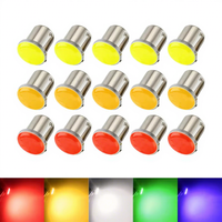 Ampoule LED de voiture P21W 1156 Ba15s 1157 Bay15d, clignotant COB 12V blanc jaune rouge, feux de recul, feux de stationnement, feux de freinage