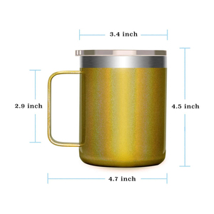 Tazas de Café Personalizadas con Diseño de Arcoíris, 12 oz, Doble Pared, Acero Inoxidable, Aisladas, Térmicas, con Asa y Revestimiento Cerámico - Product Image 6