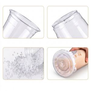 Gobelet en PET jetable de 12-24 oz, diamètre 98 mm, impression personnalisée du logo de la marque, gobelet en plastique pour boissons froides, vente chaude - Product Image 6