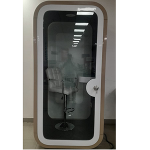 Cabine insonorisée Nano Pod de qualité export avec ventilation pour un travail concentré au bureau et à domicile, disponible à la vente - Product Image 4