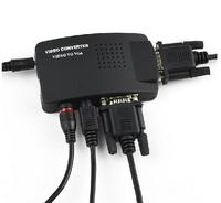 Convertisseur Pro RCA vers VGA AV vers VGA avec mise à l'échelle automatique et réduction du bruit pour CCTV/équipement éducatif