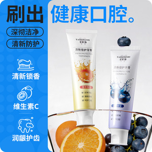 Yajiangshi <b>Toothpaste</b> Fresh Mint <b>Flavor</b> Fluoride Free Oral Care For Adults Regular Size - Product Image 4