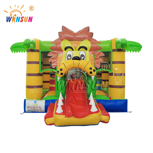 Commercial Outdoor Children Kids Inflatable Castle <b>Small</b> Lion PVC Inflatable <b>Trampoline</b> - Product Image 1