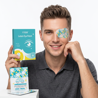 Patchs Hydrogel à la Lutéine pour les Yeux, Masque Apaisant pour la Fatigue Oculaire, Yeux Secs, Protection Contre la Lumière Bleue, Soin des Yeux, OEM ODM, Vente Directe Usine