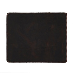 Custom Logo Anti-Slip Wear-Resistant Crazy Horse Leather Business <b>Mouse</b> <b>Pad</b> Non-Slip Smooth Surface Office & <b>Gaming</b> Mousepad - Product Image 5