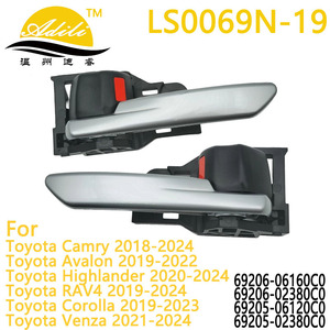 มือจับประตู Justice รุ่น LS0069N-19 สีเงิน สำหรับรถยนต์โตโยต้า โคโรลล่า แคมรี่ อวาลอน เวนซ่า ปี 2019 ขึ้นไป - Product Image 5