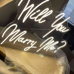 Enseigne Néon LED Personnalisable, Décoration de Demande en Mariage, Veux-tu M'épouser, Enseigne Néon Lettre Acrylique Sur Mesure, Personnaliser les Enseignes Néon - Product Image 3
