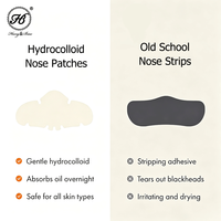 Fabricant de patchs hydrocolloïdes pour le nez, autocollants hydrocolloïdes personnalisés pour le soin du visage, patchs anti-boutons OEM, tampons pour l'élimination des points noirs