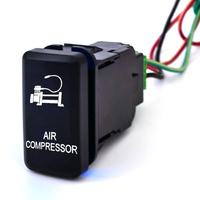 Compresseur d'air avec interrupteur à bouton-poussoir marche/arrêt 12V et kit de câblage pour Toyota Tacoma FJ Cruiser Hilux