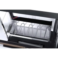 Offre Spéciale grand buffet électrique en acier inoxydable présentoir de nourriture chauffe-tarte vitrine adapté à l'hôtel