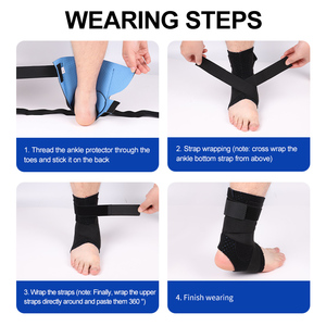 Tobillera Ortopédica con Correas de Neopreno, Soporte Fijo para Alivio del Dolor, Recuperación Postoperatoria, Ejercicio y Protección Deportiva - Product Image 5