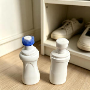 Bouteille vide de 120 ml en PE cosmétique, souple, avec applicateur éponge feutre et bouchon à vis, pour emballage - Product Image 3