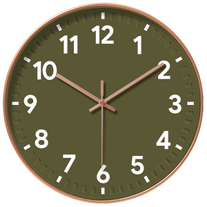 Personalizzare orologio rotondo in vetro per la casa <span class=keywords><strong>da</strong></span> 12 pollici al quarzo nordico silenzioso senza ticchettio soggiorno moderno semplice orologio <span class=keywords><strong>da</strong></span> parete digitale classico - Product Image 1