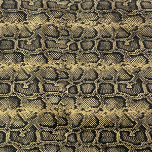 Tela de yute biodegradable transpirable al por mayor con estampado de serpiente para materiales de decoración artesanal en bolsos - Product Image 3