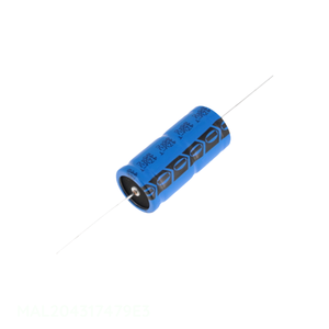 ตัวแทนจำหน่ายอย่างเป็นทางการ ตัวเก็บประจุแบบ CAP ALUM 47UF 450V AXIAL TH Through Hole 47 uF MAL204317479E3 - Product Image 1