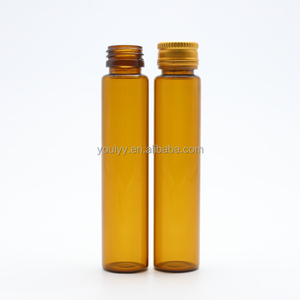 2ml 5ml <span class=keywords><strong>7ml</strong></span> 10ml 20ml hổ phách chai thủy tinh lọ với PP nhựa nắp vặn - Product Image 4