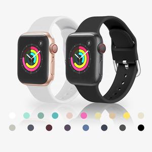 <span class=keywords><strong>Correa</strong></span> de Silicona para Reloj <span class=keywords><strong>Apple</strong></span>, Pulsera Serie 9, 8, 7, 6, 5, 4, 3 <span class=keywords><strong>Se</strong></span>, Ultra 2, 45mm, 44mm, <span class=keywords><strong>40mm</strong></span>, 41mm, 49mm, 42mm, 38mm - Product Image 1