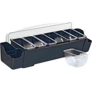 Zutatenbehälter Mit 6 Einsätzen Je 0,5 Litre, LxTxH 590x155x175mm - Product Image 1