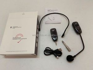 Micrófono <span class=keywords><strong>U12A</strong></span> al por Mayor, Sistema de Micrófonos Inalámbricos UHF Portátiles con Auriculares, Micrófono Inalámbrico para Enseñanza y Venta - Product Image 5