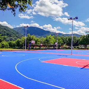 Suelo deportivo portátil de plástico para exteriores, pista de bola de mano temporal de polipropileno - Product Image 4