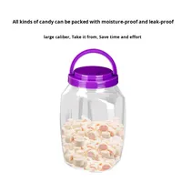Emballage de bonbons de fabricant, bouteille en plastique avec couvercle transparent pour le stockage du lait et du sucre, production actuelle de moules à bonbons gélifiés
