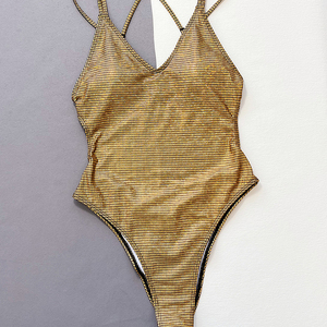 ชุดว่ายน้ำ<span class=keywords><strong>วัน</strong></span>พีซผู้หญิงแบบเว้าหลัง คอวี สำหรับขายตรง  ชุดชายหาดสำหรับผู้หญิง - Product Image 2