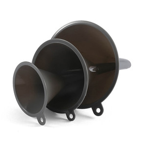 Conjunto de funil de plástico multiuso <span class=keywords><strong>3</strong></span> peças, mini funil de óleo de cozinha - Product Image 3