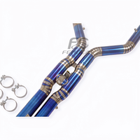 Tubos de Escape Intermedios de Alto Rendimiento de Aleación de Titanio Personalizados para BMW M5 G90 4.4T 2024+ OEM, Tubos de Escape Catback, Mejora de Potencia