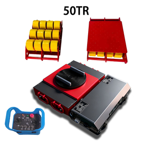 50TR Elektrischer Multiroller Transportroller für Maschinenhandhabung Ferngesteuerter Motorisierter Gerätetransporter - Product Image 1