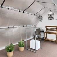Rouleau d'isolation réfléchissant en aluminium à bulles, barrière radiante pour bâtiments