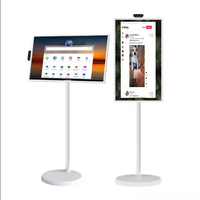 Écran LCD tactile FHD Android de 24/27/32 pouces avec support d'autonomie de batterie de 5H à 9H TV portable intelligente sans fil avec interface USB
