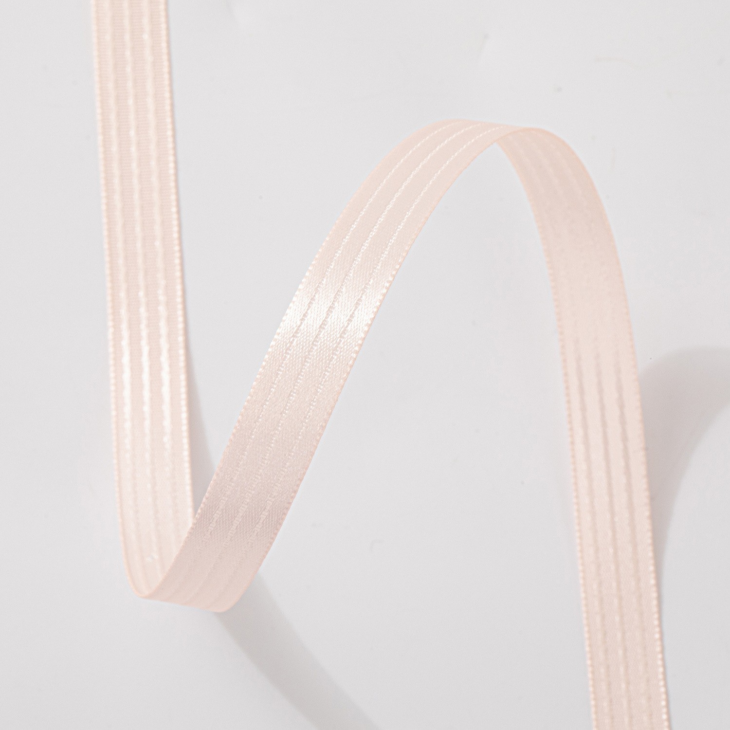 Rose ivoire-2,5 cm, 50 mètres par rouleau