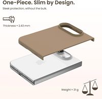 Étui magnétique fin en silicone liquide pour iPhone Duo, design monobloc, étanche et antichoc