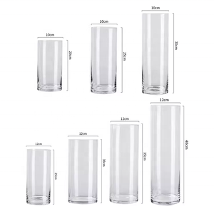 Vaso de Flor de Vidro Personalizado com Logo em Diferentes Tamanhos para Decoração de Mesa em Casa - Product Image 4