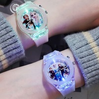 2025 Mode Enfants Mignon Lumineux Dessin Animé Montre Électronique Silicone Montre pour Enfants