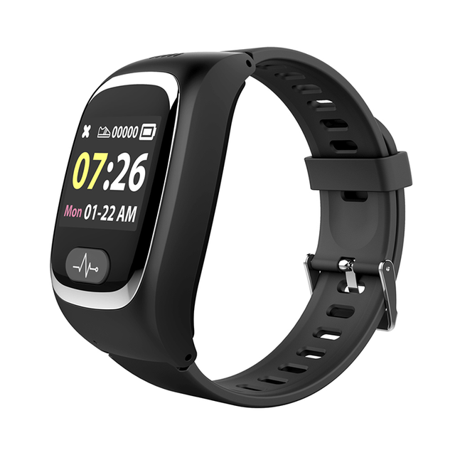 Multi-Function Heart Rate Blood Pressure Sleep Monitor PTPL H66 2G Sim Card Health Smart Watch for Elder With GPS Tracking