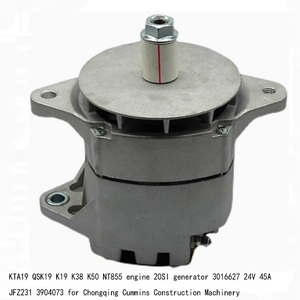 KTA19 QSK19 K38 NT855エンジン20SI発電機3016627 24V 45A JFZ231 3904073重慶Cu-<span class=keywords><strong>m</strong></span>-mi-ns建設機械用 - Product Image 3