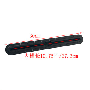 Hélice de hidroala LCO-SPORT con ranura para timón de 10.75 pulgadas, de plástico negro, para tablas de surf, paddleboard y longboard. - Product Image 5