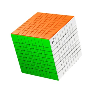 Qiyi 9x9 Rubik's Cube magnétique, puzzle éducatif à force magnétique lisse pour garçons et jeunes de 15 à 35 ans - Product Image 1