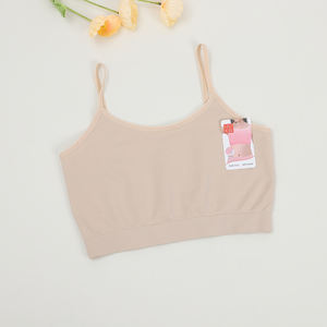 프리 사이즈 소녀 스포츠 브라 UOKIN 공장 판매 작은 어린이 폴리 에스테르 탱크 탑 믹스 색상 도매 팩 12 개 속옷 탑 - Product Image 5